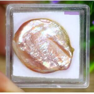 Stunning 11.62 Carat Freeform Keshi Pearl, Fully Drilled!